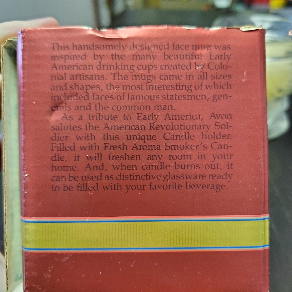Avon revolutionary soldier vintage candle - Picture 7 of 7